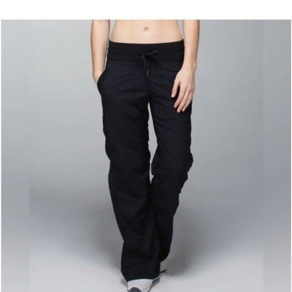 Lululemon Dance Studio Pants in Black, size 10 Tall 34” - Picture 3 of 10